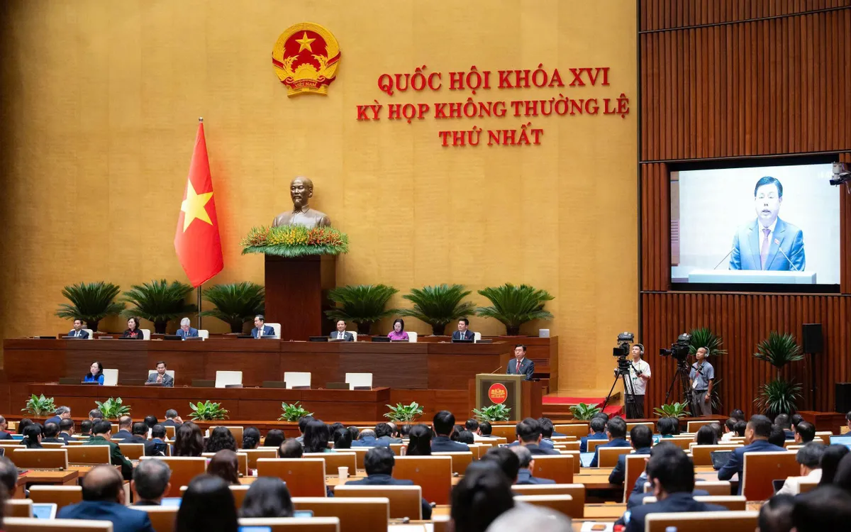 Toàn cảnh Phiên họp. Ảnh: QH