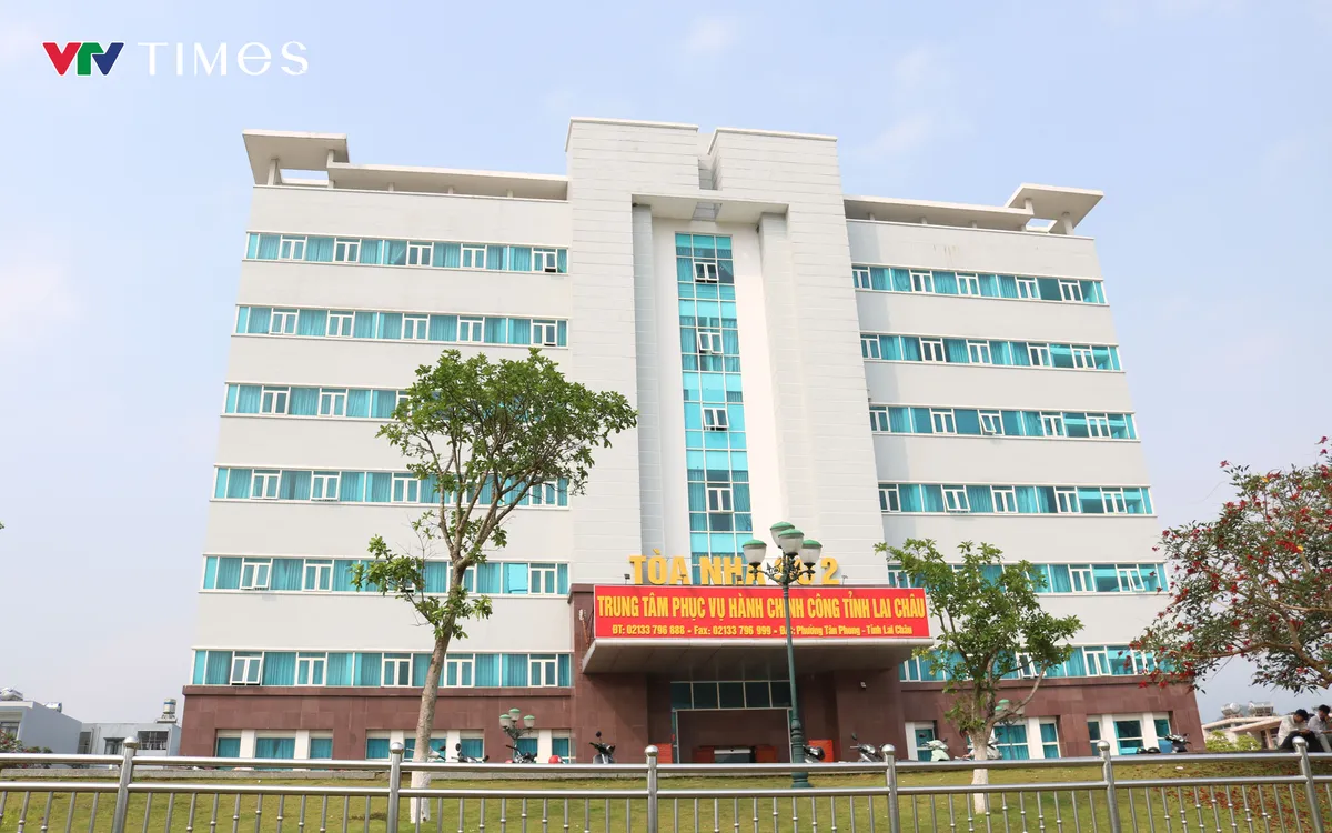 Trung tâm phục vụ hành chính công tỉnh Lai Châu. Ảnh: Dương Duy