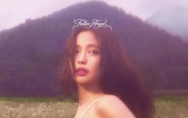 Ảnh bìa cho EP mới "Fallen Angel" của Jennie. (Ảnh: OA Entertainment)
