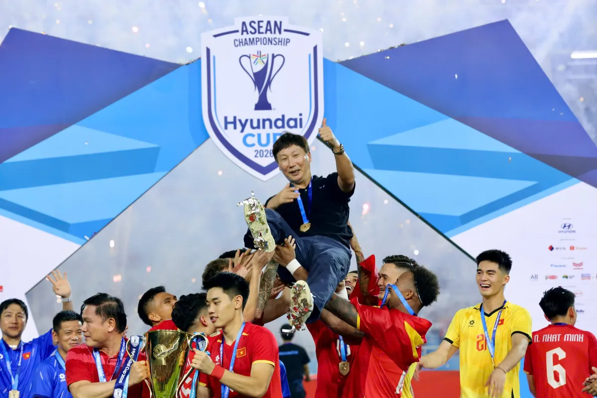 Đội tuyển Việt Nam tăng hạng FIFA sau chức v&ocirc; địch ASEAN Cup 2026- Ảnh 1.