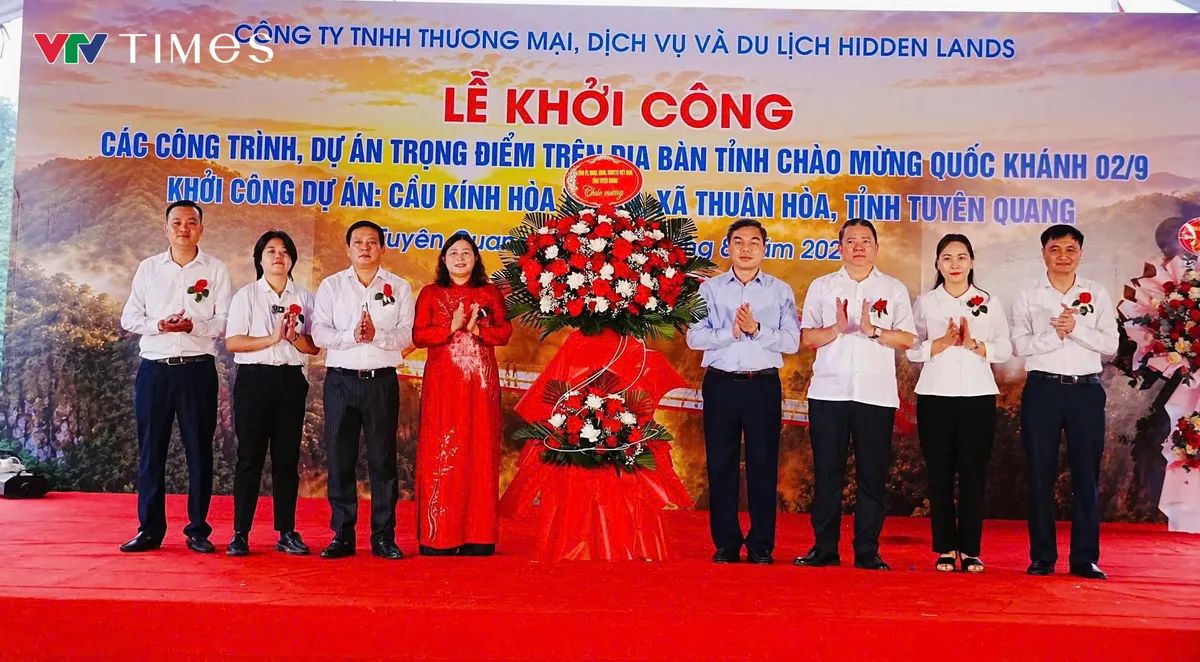 Tuy&ecirc;n Quang: Khởi c&ocirc;ng dự &aacute;n cầu k&iacute;nh 200 tỷ đồng tại x&atilde; Thuận H&ograve;a - Ảnh 3.