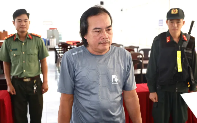 Đối tượng Nguyễn Ngọc Thảo tại cơ quan Công an. Nguồn: Bộ Công an