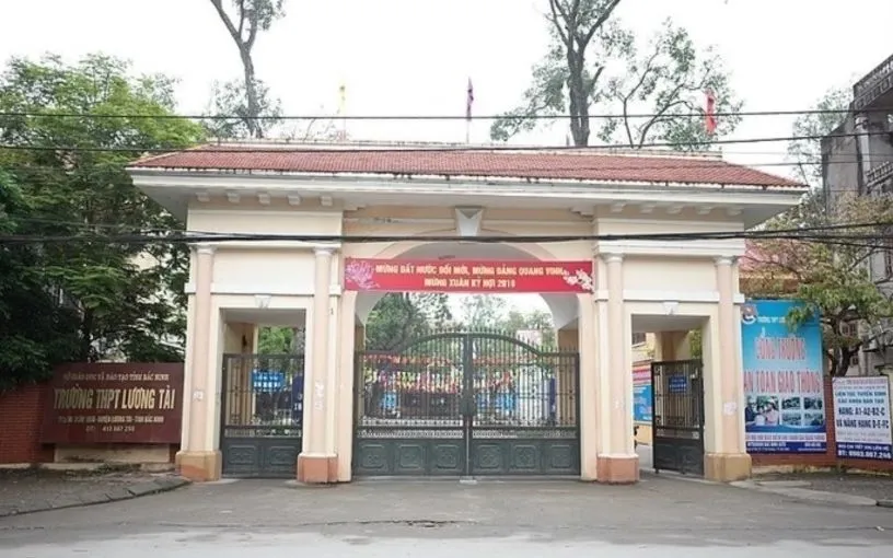 Trường THPT Lương Tài. Ảnh: Website nhà trường
