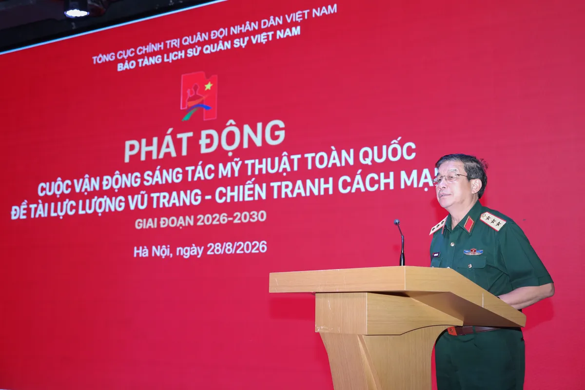 Phát động sáng tác mỹ thuật đề tài lực lượng vũ trang và chiến tranh cách mạng giai đoạn 2026-2030 - Ảnh 2.
