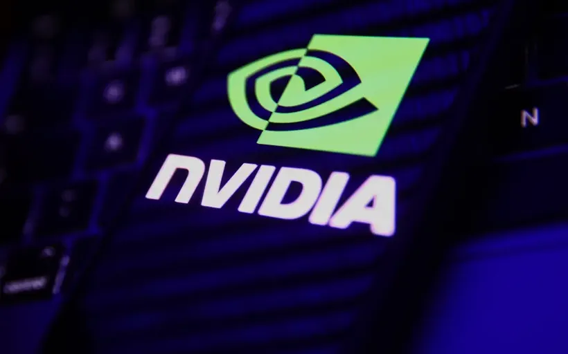 Biểu tượng của Tập đoàn Nvidia. Ảnh: Getty Images/TTXVN