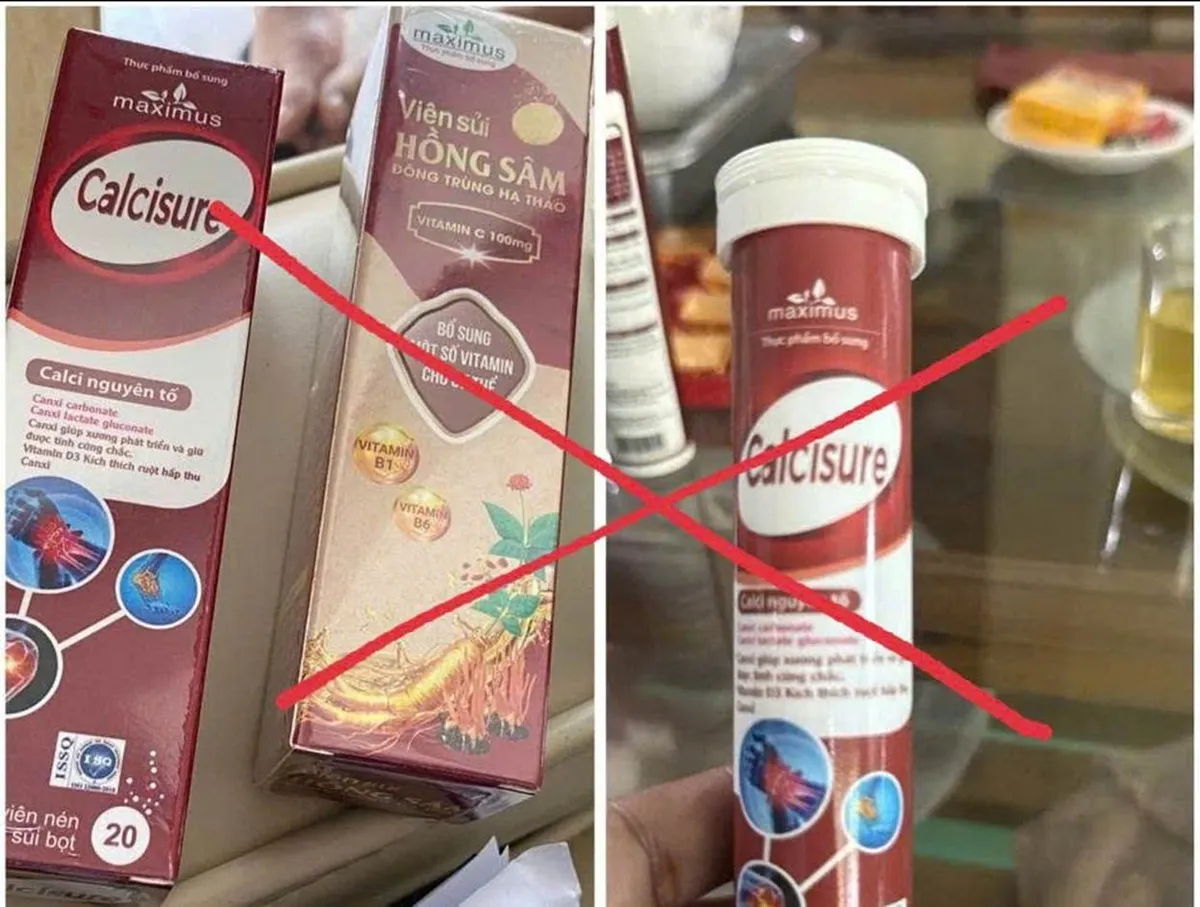 Khởi tố vụ án sản xuất, buôn bán sản phẩm thực phẩm bổ sung Calsisure giả - Ảnh 2.