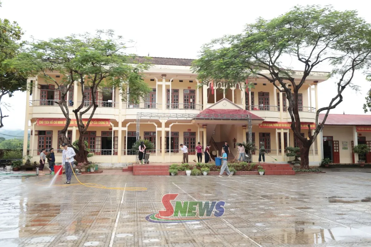 Sơn La chuẩn bị năm học mới sau sắp xếp mạng lưới trường học - Ảnh 3.