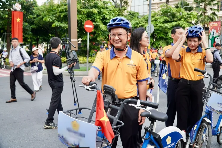 Hơn 1.000 người diễu h&agrave;nh xe đạp v&igrave; cộng đồng tại TP Hồ Ch&iacute; Minh - Ảnh 4.