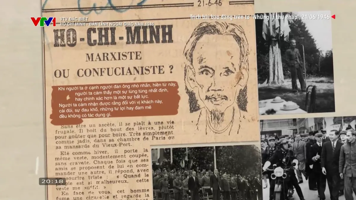 VTV Đặc biệt - "Hồ Ch&iacute; Minh: Bản lĩnh ngoại giao năm 1946": T&aacute;i hiện sống động di sản ngoại giao của vị l&atilde;nh tụ d&acirc;n tộc  - Ảnh 7.