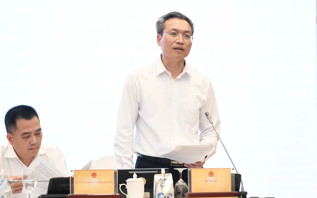 Thiếu tướng Nguyễn Quốc Toản - Chánh Văn phòng kiêm Người phát ngôn của Bộ Công an (Ảnh: Như Ý)