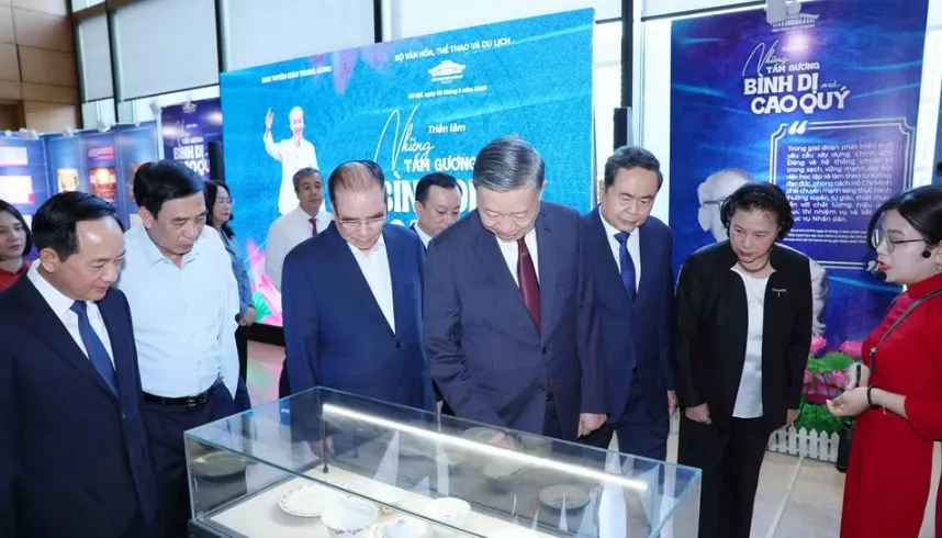 L&atilde;nh đạo Đảng, Nh&agrave; nước dự Hội nghị qu&aacute;n triệt, triển khai thực hiện một số nghị quyết, chỉ thị của Bộ Ch&iacute;nh trị  - Ảnh 6.