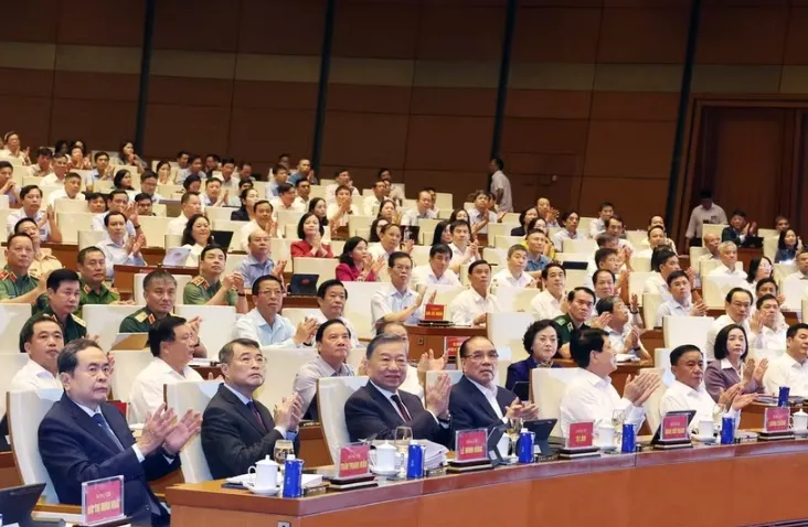 L&atilde;nh đạo Đảng, Nh&agrave; nước dự Hội nghị qu&aacute;n triệt, triển khai thực hiện một số nghị quyết, chỉ thị của Bộ Ch&iacute;nh trị  - Ảnh 2.