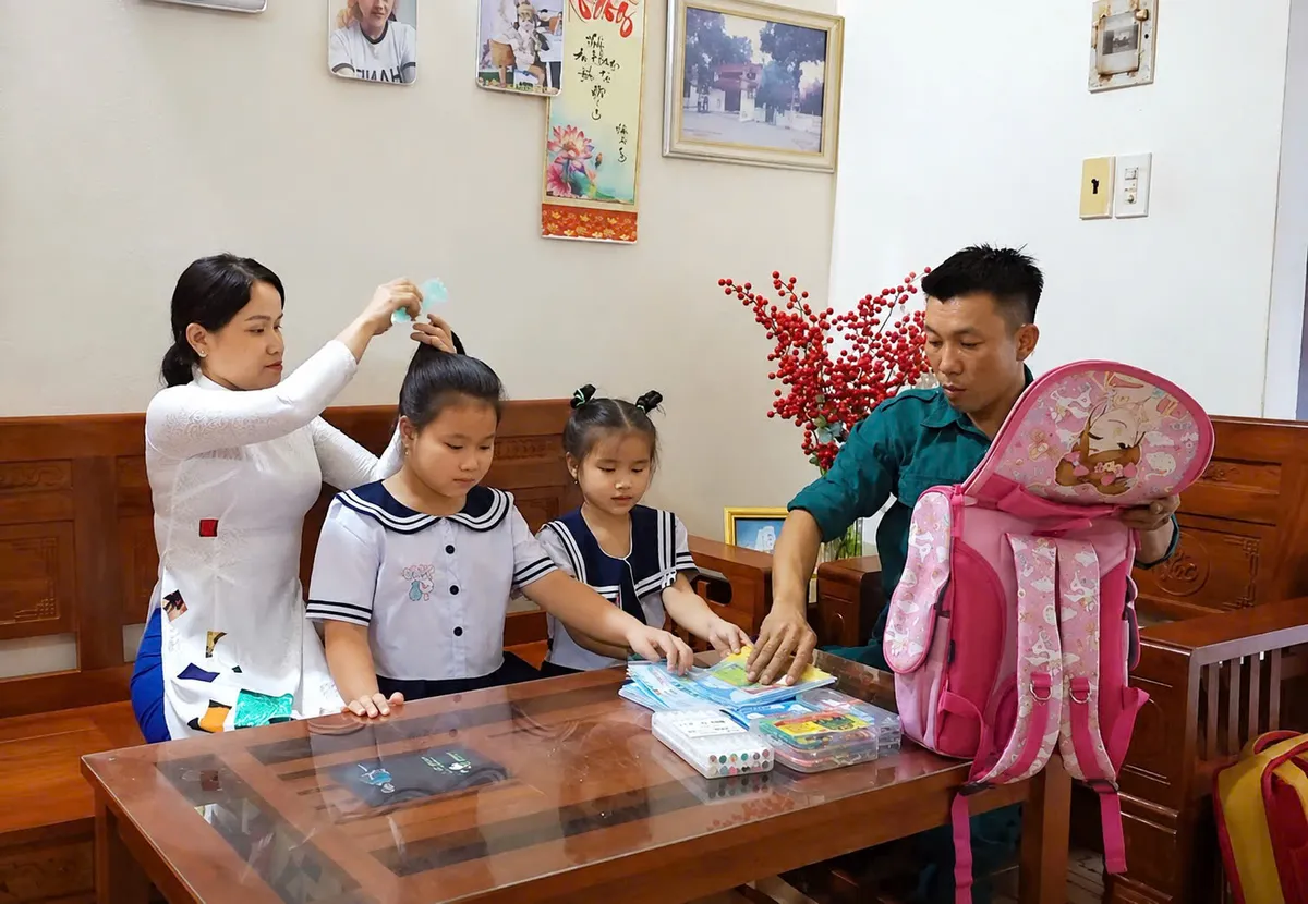 Rộn rã không khí chuẩn bị cho năm học mới nơi đầu sóng Trường Sa - Ảnh 7.