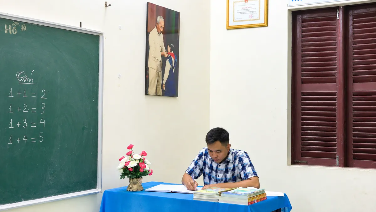 Rộn rã không khí chuẩn bị cho năm học mới nơi đầu sóng Trường Sa - Ảnh 3.