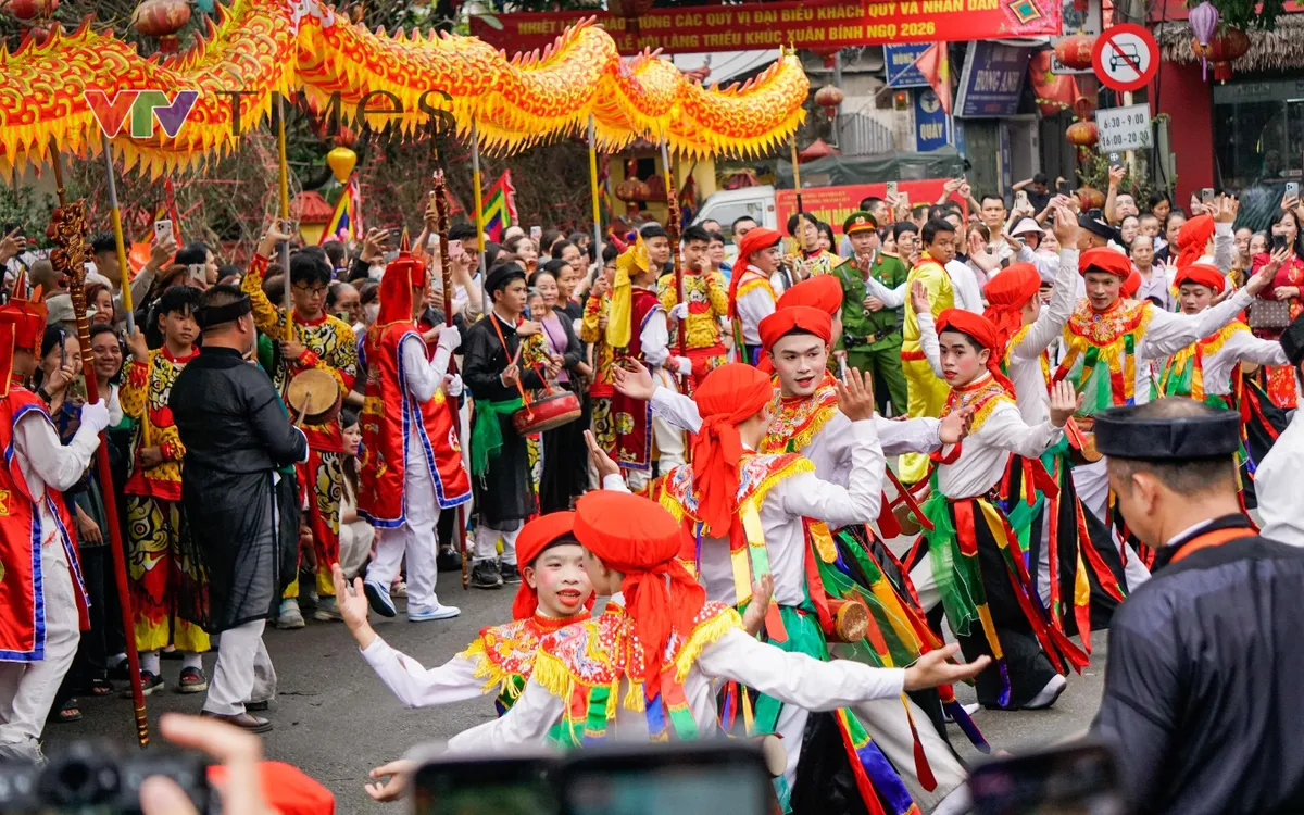 Hội làng Triều Khúc 2026. Ảnh: VTV Times