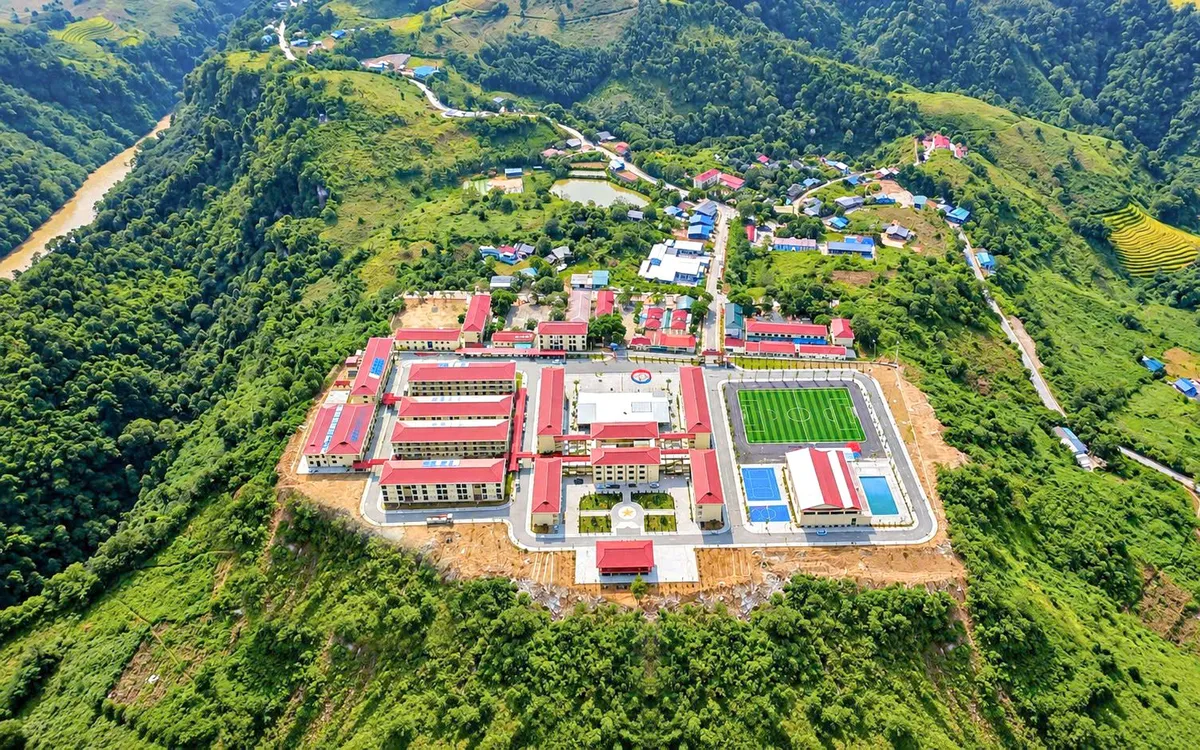 Trường PTNT liên cấp Tiểu học và THCS Pa Tần. Ảnh: BTC