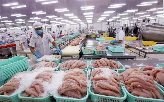 Nâng giá trị ngành hàng xuất khẩu chủ lực - Ảnh: TTXVN 