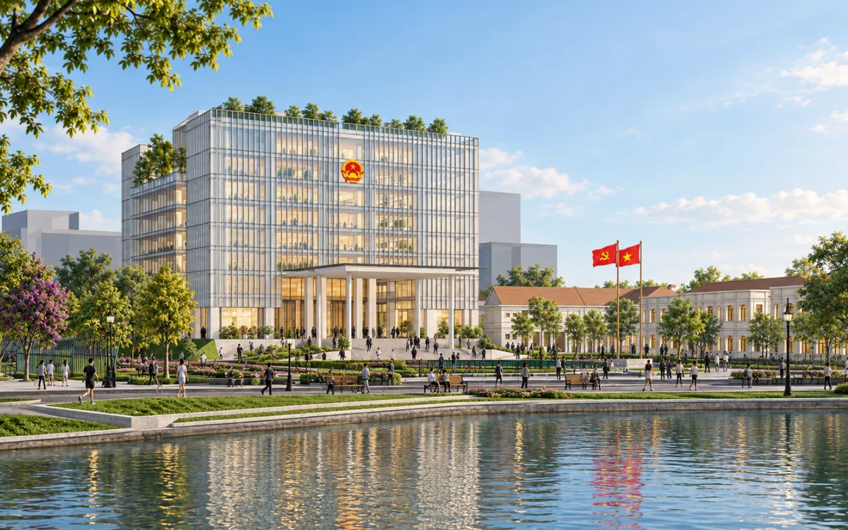 Phối cảnh: UBND TP Hà Nội
