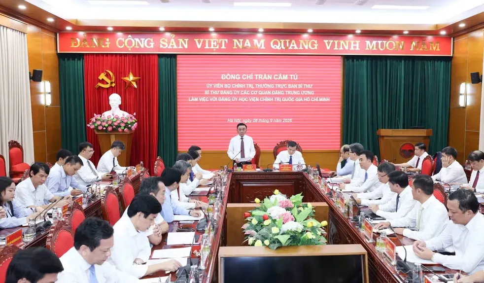 Học viện Chính trị Quốc gia Hồ Chí Minh phải là hình mẫu về xây dựng Đảng - Ảnh 2.