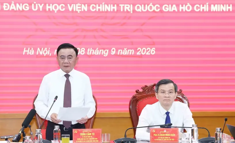 Học viện Chính trị Quốc gia Hồ Chí Minh phải là hình mẫu về xây dựng Đảng - Ảnh 1.