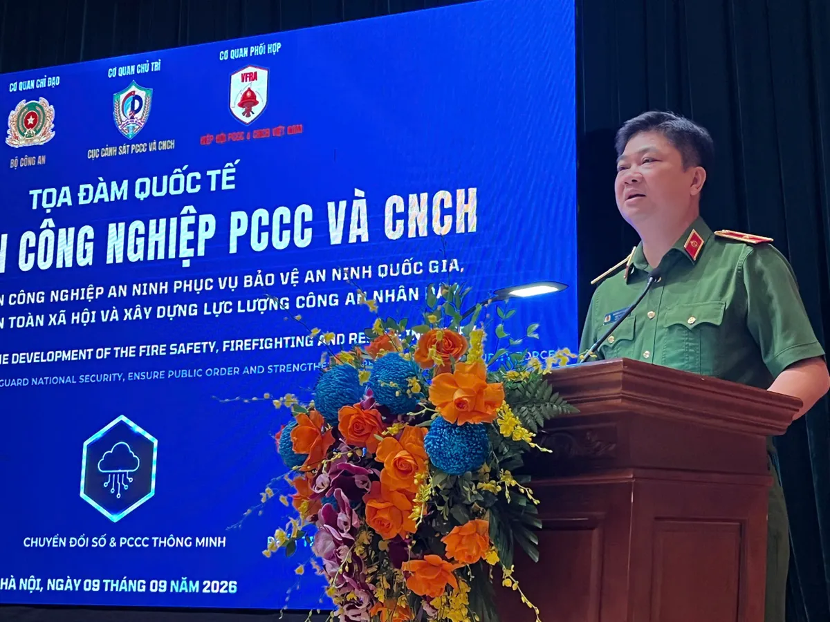 Từng bước hình thành hệ sinh thái công nghiệp Phòng cháy chữa cháy và Cứu nạn cứu hộ - Ảnh 1.
