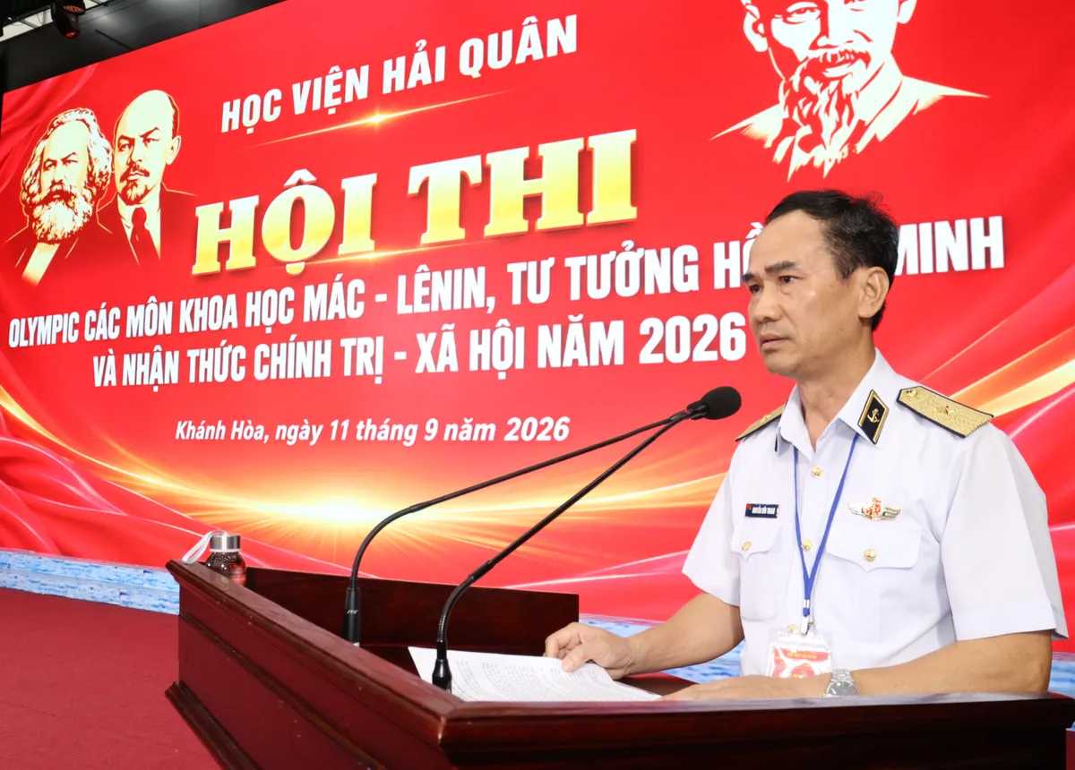 S&ocirc;i nổi Hội thi Olympic c&aacute;c m&ocirc;n khoa học M&aacute;c - L&ecirc;nin v&agrave; nhận thức ch&iacute;nh trị - x&atilde; hội - Ảnh 1.