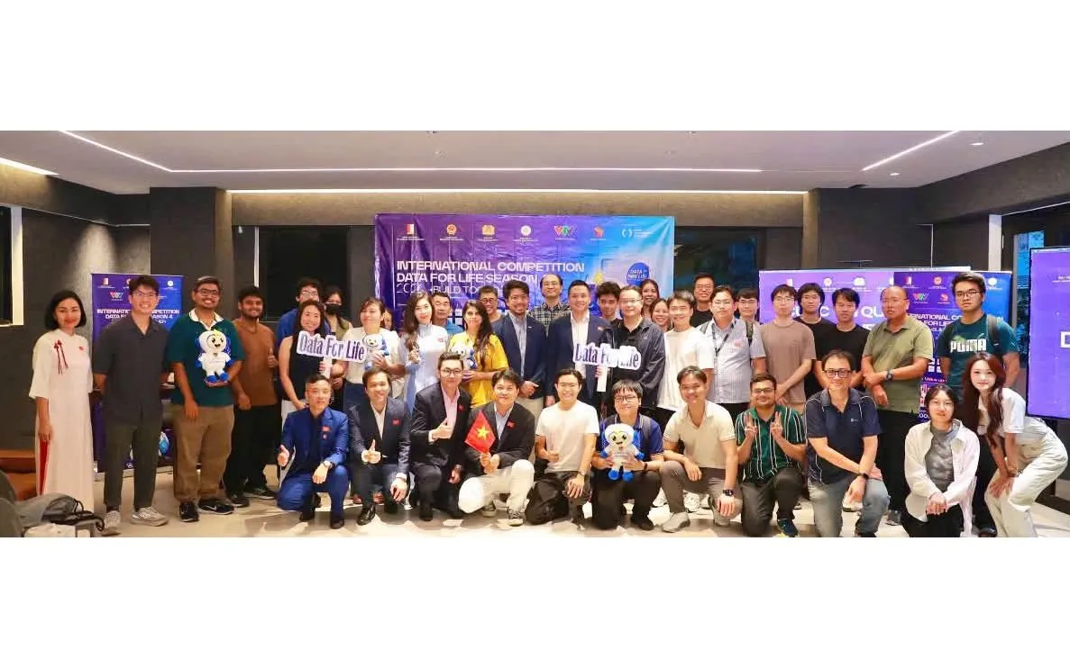 Bộ Công an phát động cuộc thi Data for Life mùa 4 tại Singapore. (ảnh: C06)