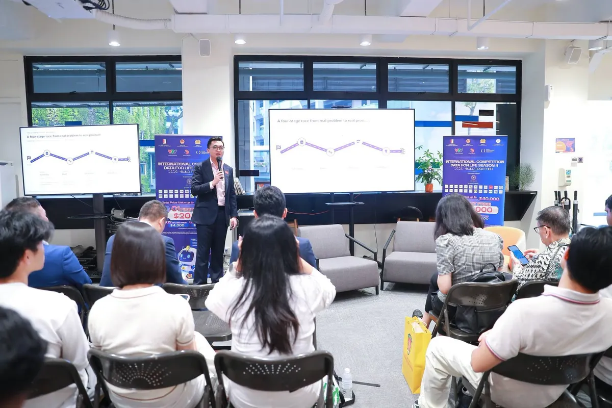 Phát động cuộc thi Data for Life mùa 4 tại Singapore: Mở rộng kết nối đổi mới sáng tạo quốc tế - Ảnh 1.