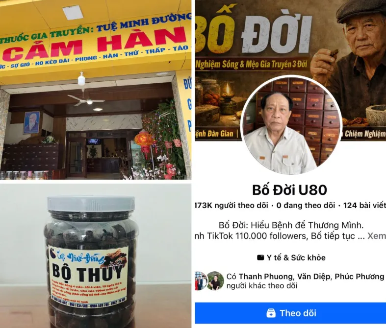 Công an Thanh Hóa tìm người từng mua thuốc đông y của ''Bố Đời U80'' - Ảnh 1.