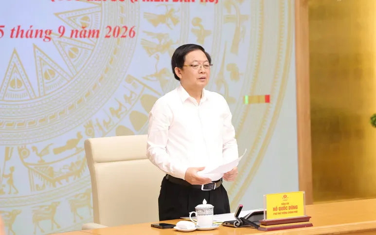 Ph&oacute; Thủ tướng Hồ Quốc Dũng ph&aacute;t biểu tại Hội nghị - Ảnh: VGP