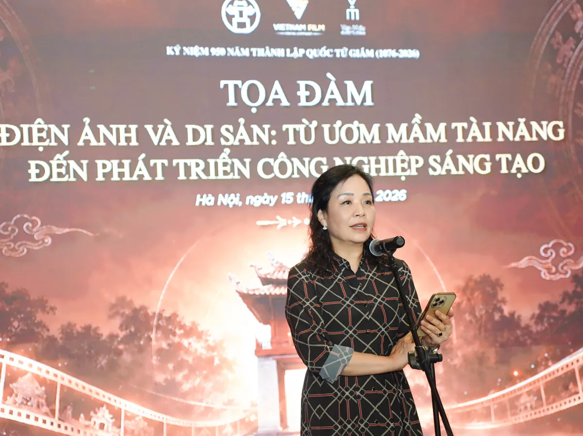 Tọa đàm “Điện ảnh và di sản": Từ ươm mầm tài năng đến phát triển công nghiệp sáng tạo - Ảnh 3.