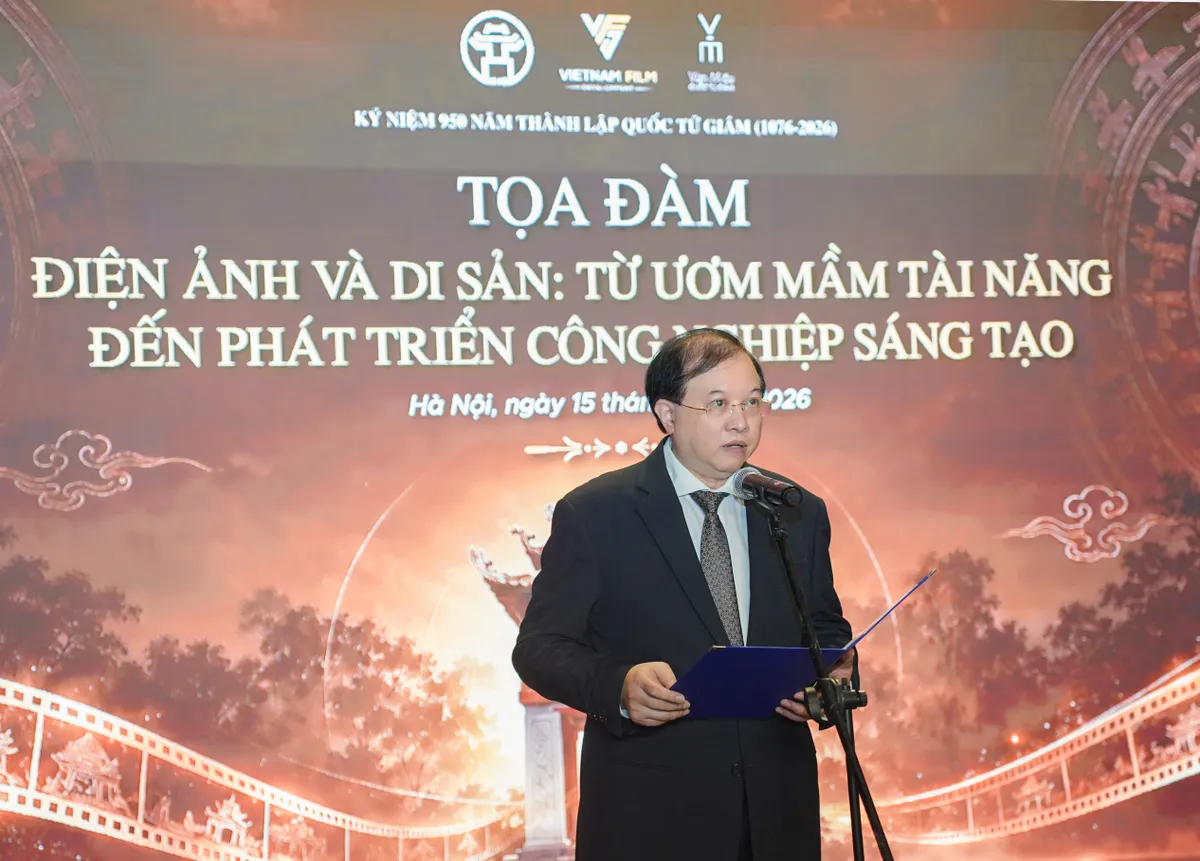 Tọa đàm “Điện ảnh và di sản": Từ ươm mầm tài năng đến phát triển công nghiệp sáng tạo - Ảnh 2.