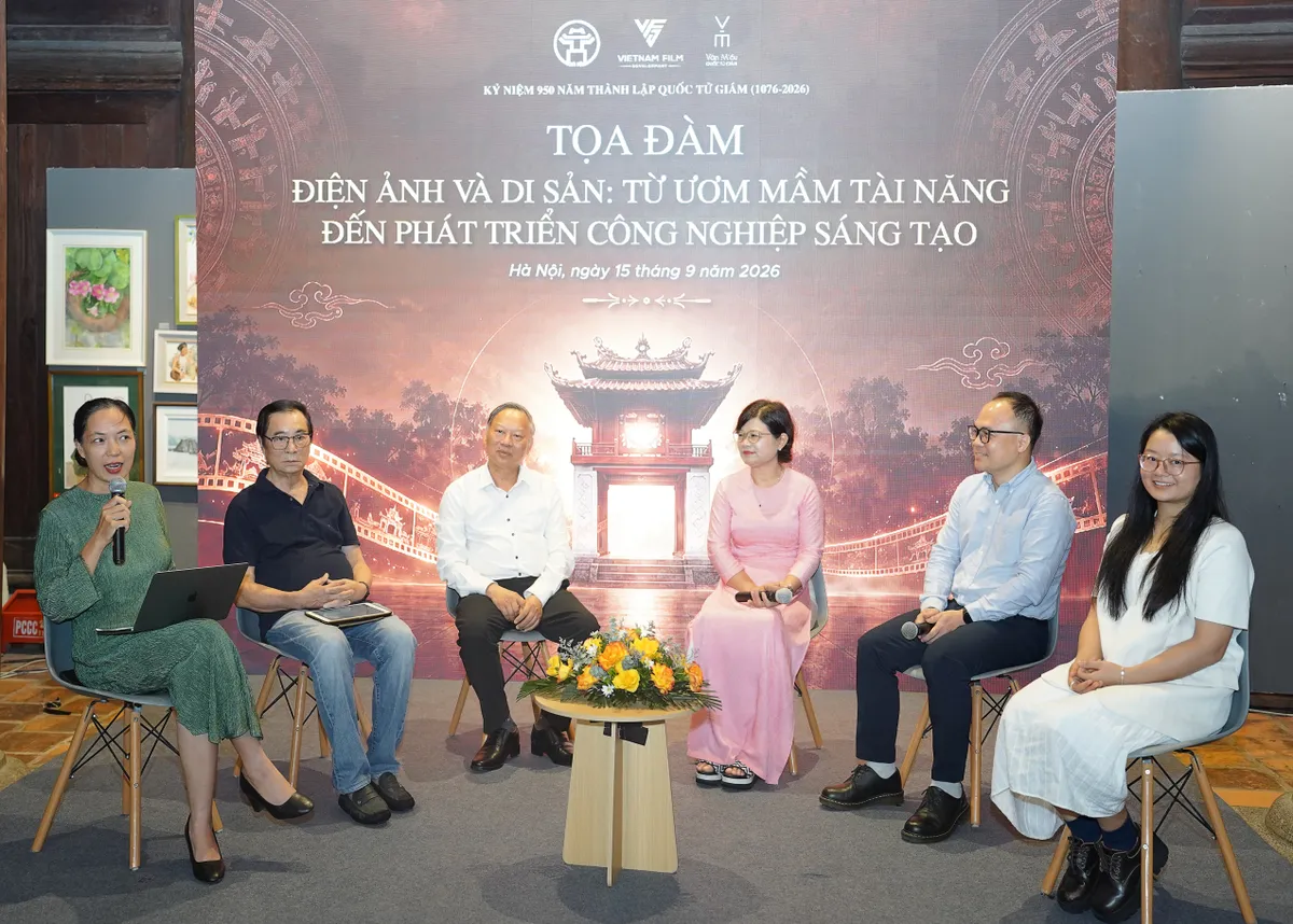 Tọa đàm “Điện ảnh và di sản": Từ ươm mầm tài năng đến phát triển công nghiệp sáng tạo - Ảnh 4.