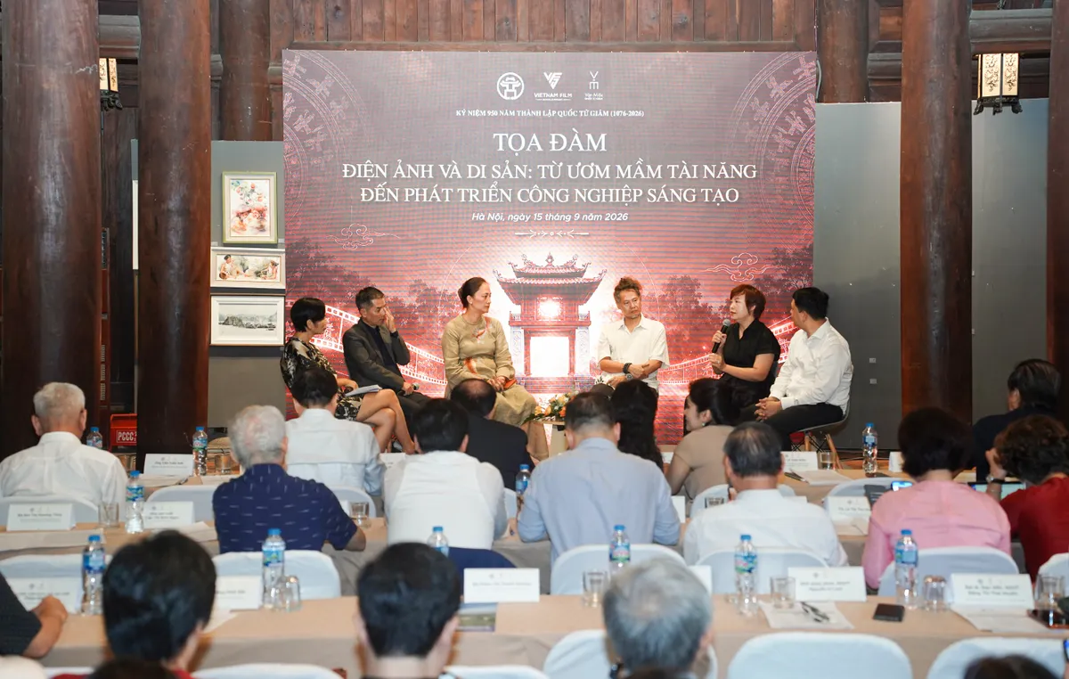 Tọa đàm “Điện ảnh và di sản": Từ ươm mầm tài năng đến phát triển công nghiệp sáng tạo - Ảnh 7.