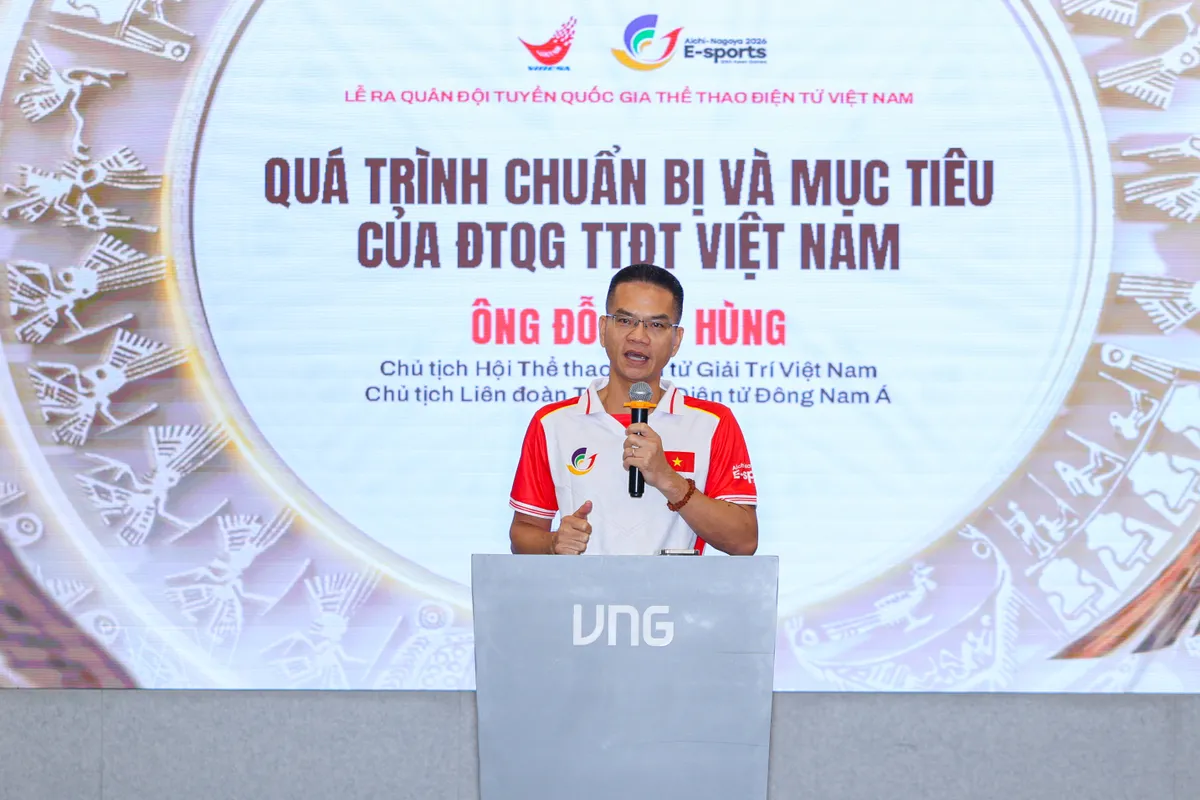 Lễ ra quân của Đội tuyển Quốc gia Esports Việt Nam tham dự ASIAD 20 - Ảnh 1.