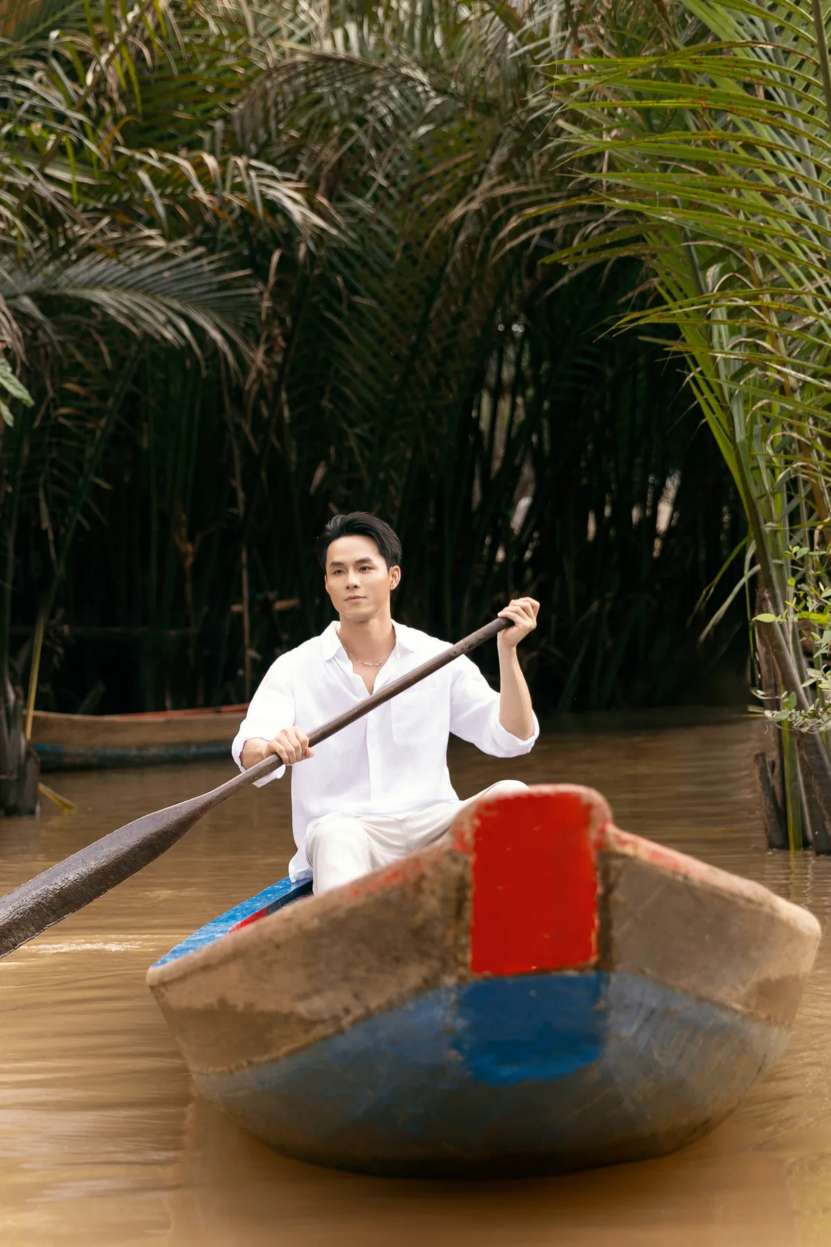 Đại diện Việt Nam quảng b&aacute; h&igrave;nh ảnh miền T&acirc;y s&ocirc;ng nước tại đấu trường Mister International 2026  - Ảnh 1.