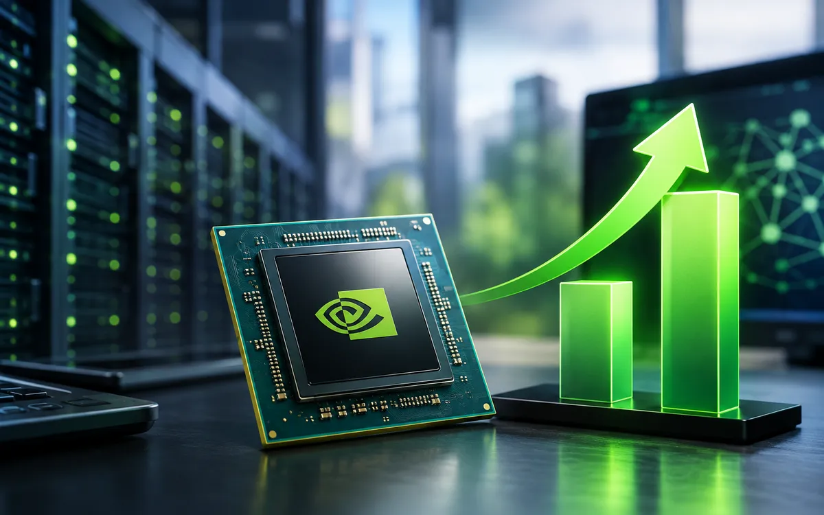 Nvidia kỳ vọng tăng gấp đôi doanh số chip - Ảnh AI 