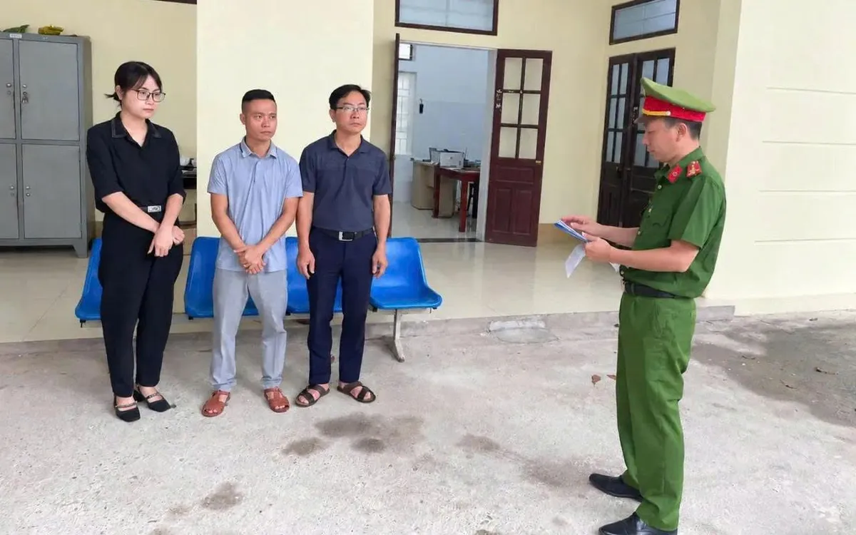 Các đối tượng bị khởi tố. Ảnh: CAPT