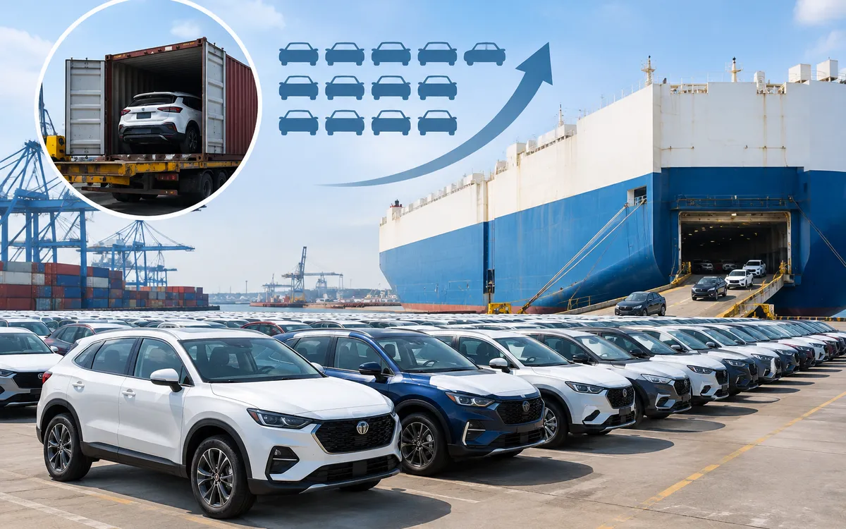 Việt Nam nhập khẩu hơn 168.000 ô tô trong 8 tháng - Ảnh AI