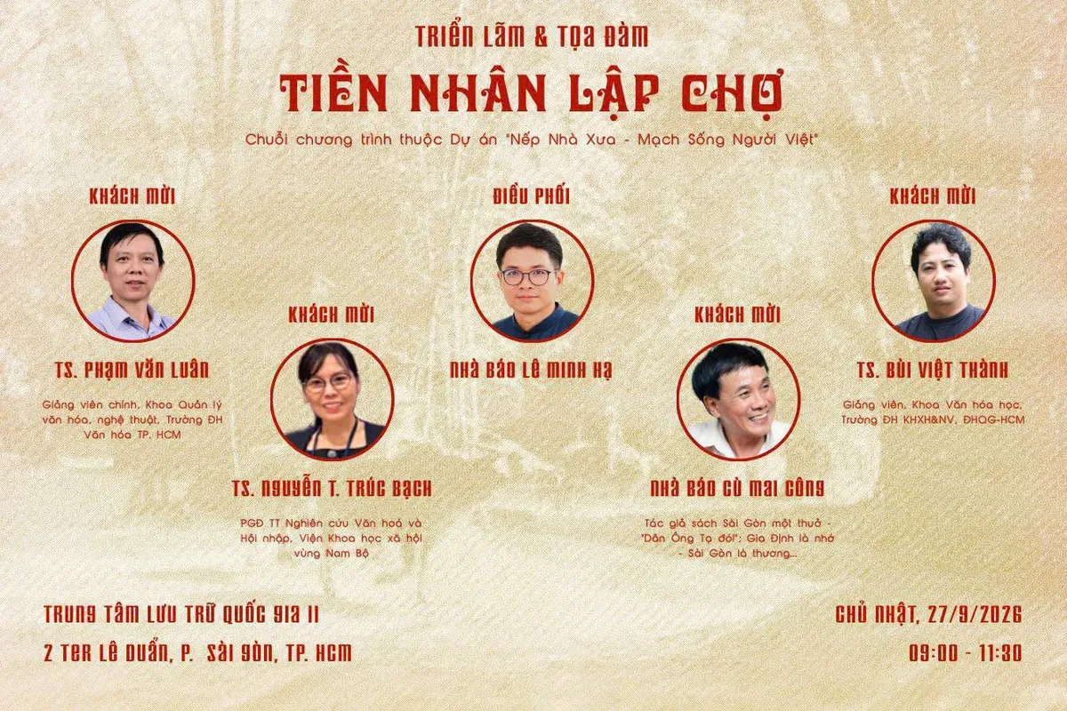 Từ phiên chợ xưa nhìn lại nếp nhà Việt - Ảnh 1.