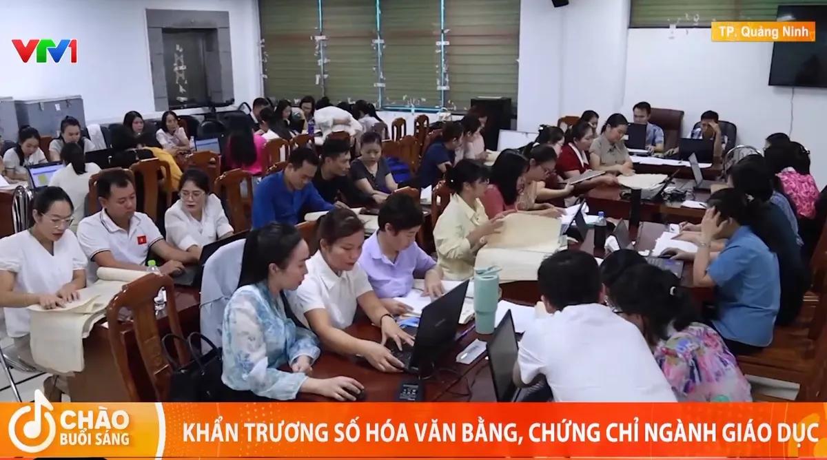 Quảng Ninh khẩn trương số hóa hơn 1,1 triệu văn bằng, chứng chỉ - Ảnh 1.