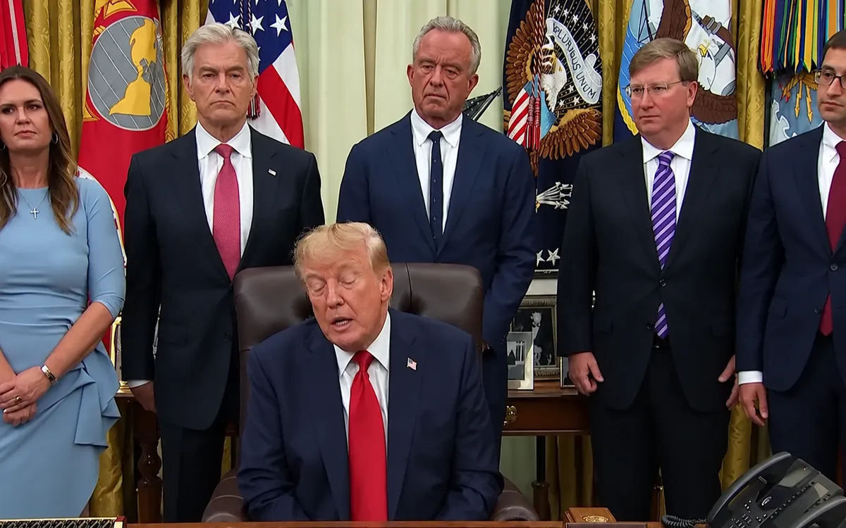Tổng thống Mỹ Donald Trump. (Ảnh chụp màn hình)