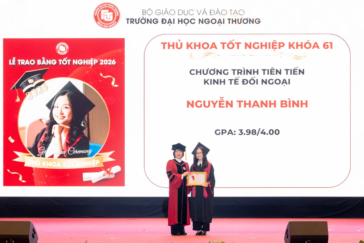 Tân Thủ khoa Ngoại Thương: “Hãy làm một điều có ý nghĩa” - Ảnh 1.