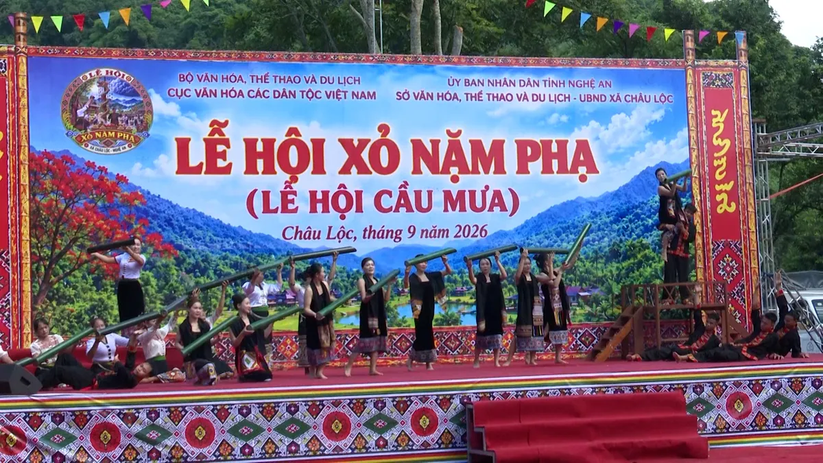 Gìn giữ nét văn hóa cầu mưa của người Thái- Ảnh 1. Gìn giữ nét văn hóa cầu mưa của người Thái- Ảnh 1.