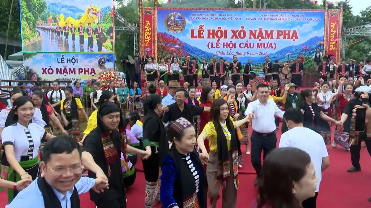Gìn giữ nét văn hóa cầu mưa của người Thái- Ảnh 5. Gìn giữ nét văn hóa cầu mưa của người Thái- Ảnh 5.