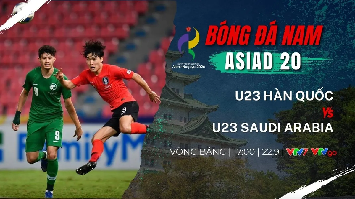 Lịch trực tiếp bóng đá nam ASIAD 20 ngày 22/9: Tâm điểm U23 Việt Nam vs U23 Uzbekistan - Ảnh 2.