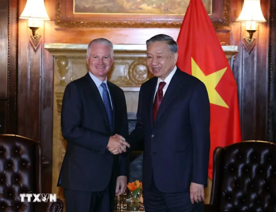 Tổng Bí thư, Chủ tịch nước Tô Lâm tiếp lãnh đạo một số tập đoàn Hoa Kỳ - Ảnh 1.