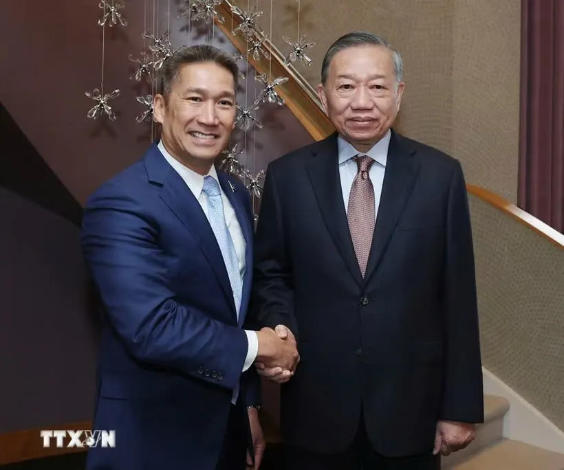Tổng Bí thư, Chủ tịch nước Tô Lâm tiếp Quyền Bộ trưởng Hải quân Hoa Kỳ - Ảnh 1.