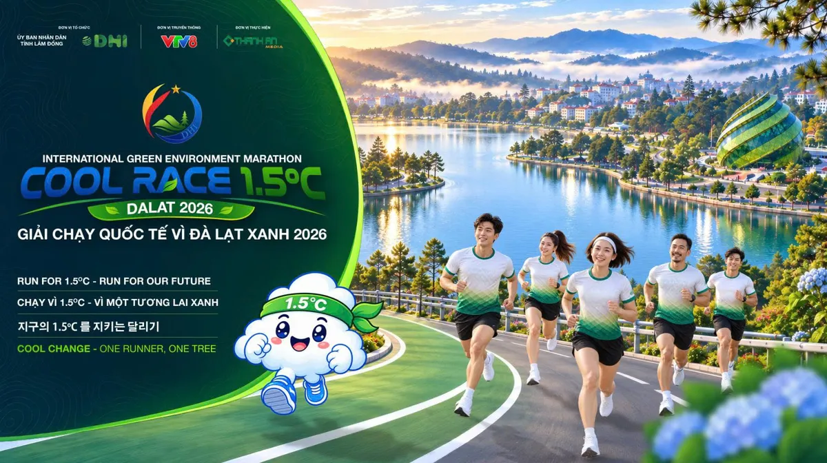 Giải chạy Quốc tế vì Đà Lạt xanh 2026 - Lan tỏa thông điệp sống xanh, kết nối thể thao với phát triển bền vững- Ảnh 1. Giải chạy Quốc tế vì Đà Lạt xanh 2026 - Lan tỏa thông điệp sống xanh, kết nối thể thao với phát triển bền vững- Ảnh 1.