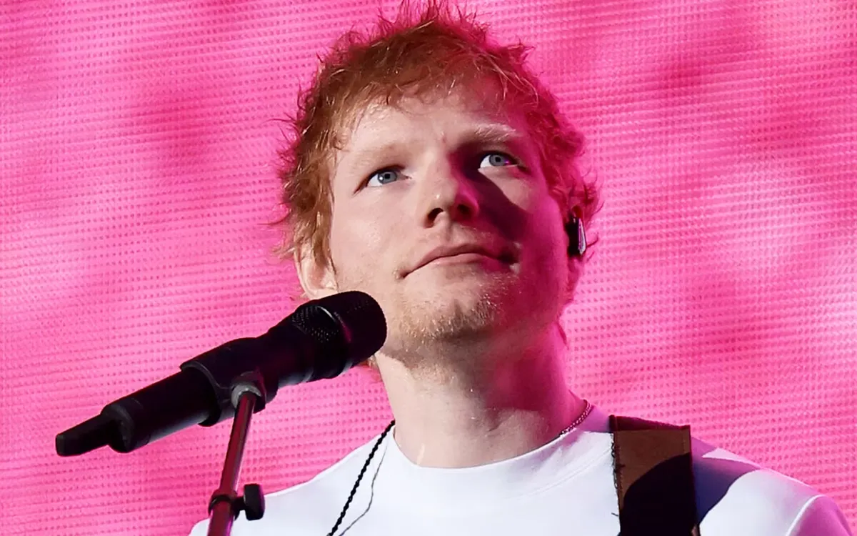 Ed Sheeran biểu diễn tại New York 2025. Ảnh Getty